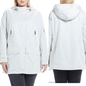 Ellen Tracy size 2X water repellent hooded parka